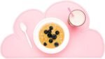 Silicone Cloud Shaped Food Placemat - Pink - Non-Slip - Easy Clean - Tabletop Protection - Great For Infants Toddlers & Kids - 18 3/4" x 10 1/2" - 1ct Box