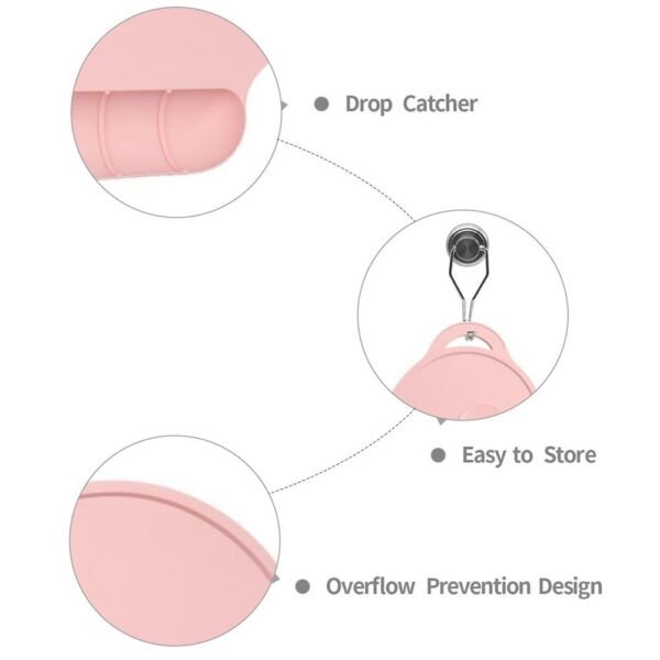 Food Catching Baby Placemat - Food Grade Silicone Reusable Travel Placemat for Kids  Portable Roll Up Non Slip Washable Restaurant Food Mat for Child Toddler Infant