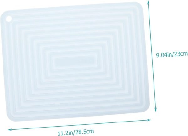 Countertop Pot Holder Anti-Skid Pot Pad Tabletop Hot Dish Mat Silicone Pad Dish Reusable Hot Mat