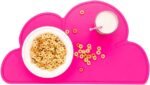 Silicone Cloud Shaped Food Placemat - Magenta - Non-Slip - Easy Clean - Tabletop Protection - Great For Infants Toddlers & Kids - 18 3/4" x 10 1/2" - 1ct Box