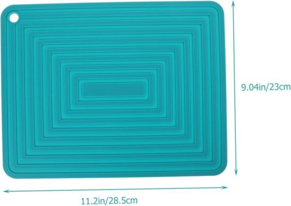 Silicone Pot Pad Hot Dish Holder Heat Resistant Kitchen Mat Anti-Skid Dish Mat Reusable Pot Accessory