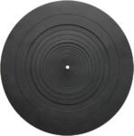 Turntable Platter Mat - 12 Inch Rubber Silicone Slipmat (Universal Compatible)