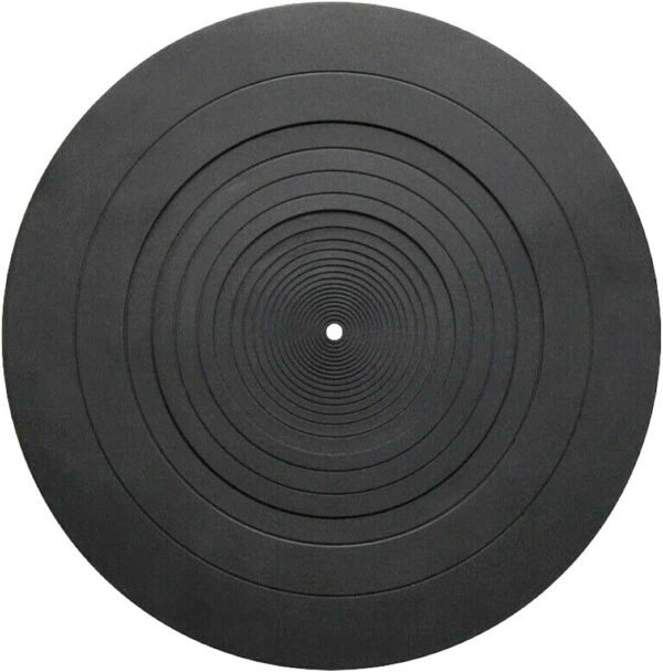 Turntable Platter Mat - 12 Inch Rubber Silicone Slipmat (Universal Compatible)