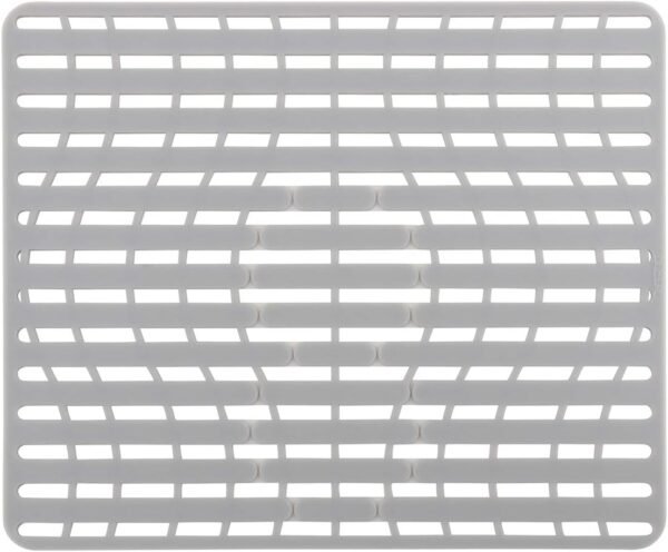 Sink Mat, Sink Protectors for Kitchen Sink By  Wok Stand Strong Adsorption And Skid Resistance PVC Free Silicone Sink Mat 16" x 13", Large