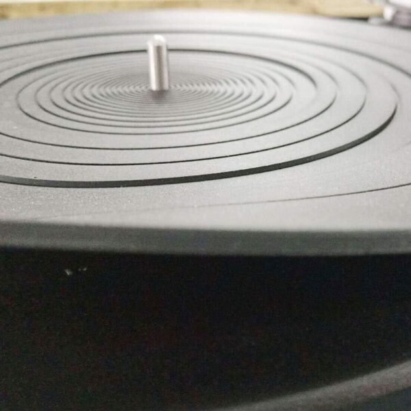 Turntable Platter Mat - 12 Inch Rubber Silicone Slipmat (Universal Compatible)