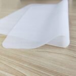 Waterproof Silicone Placemats, Non-Stick Baking Mat, Non-Slip Dining Table Mat for Kids/Baby/Children, Heat Resistant Insulation Countertop Protector Pads (Clear, 15.75x11.81Inch-4pack)