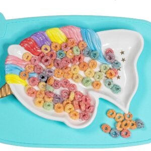 Silicone Placemat for Baby Toddler, Silicone Table mat for Baby, Children placemats Non Slip, BPA Free, Placemats for Dining Table