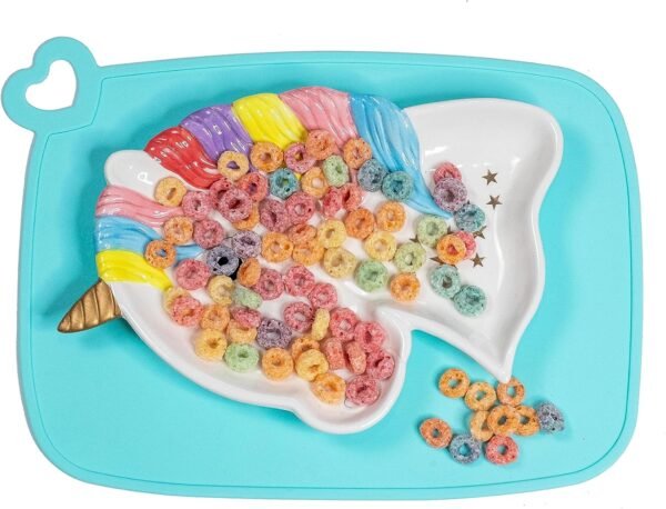 Silicone Placemat for Baby Toddler, Silicone Table mat for Baby, Children placemats Non Slip, BPA Free, Placemats for Dining Table