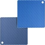 Trivets for Hot Pots and Pans, 2 Pack, Trivets, Silicone Trivet, Hot Plate Holder, Trivets for Hot Dishes, Hot Pot Holder, Silicone Trivet Mat, Silicone Trivets, Trivet Set
