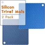 Trivets for Hot Pots and Pans, 2 Pack, Trivets, Silicone Trivet, Hot Plate Holder, Trivets for Hot Dishes, Hot Pot Holder, Silicone Trivet Mat, Silicone Trivets, Trivet Set