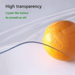 Heavy-duty transparent waterproof chair mat/floor protector, scratch-resistant, suitable for office and home wood/tile floors.