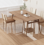 Large, transparent, non-slip floor mat, 80x100 inches, easy to clean, splash-proof, suitable for use in living rooms or under children's high chairs.